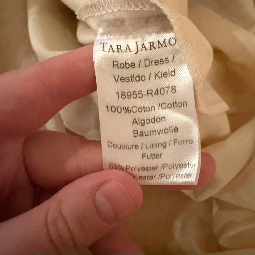 RTR Tara Jarmon Rainbow Colorful Stripey‎ 3/4 Sleeve Midi Dress Sz 38 / US 6 - Picture 7 of 13